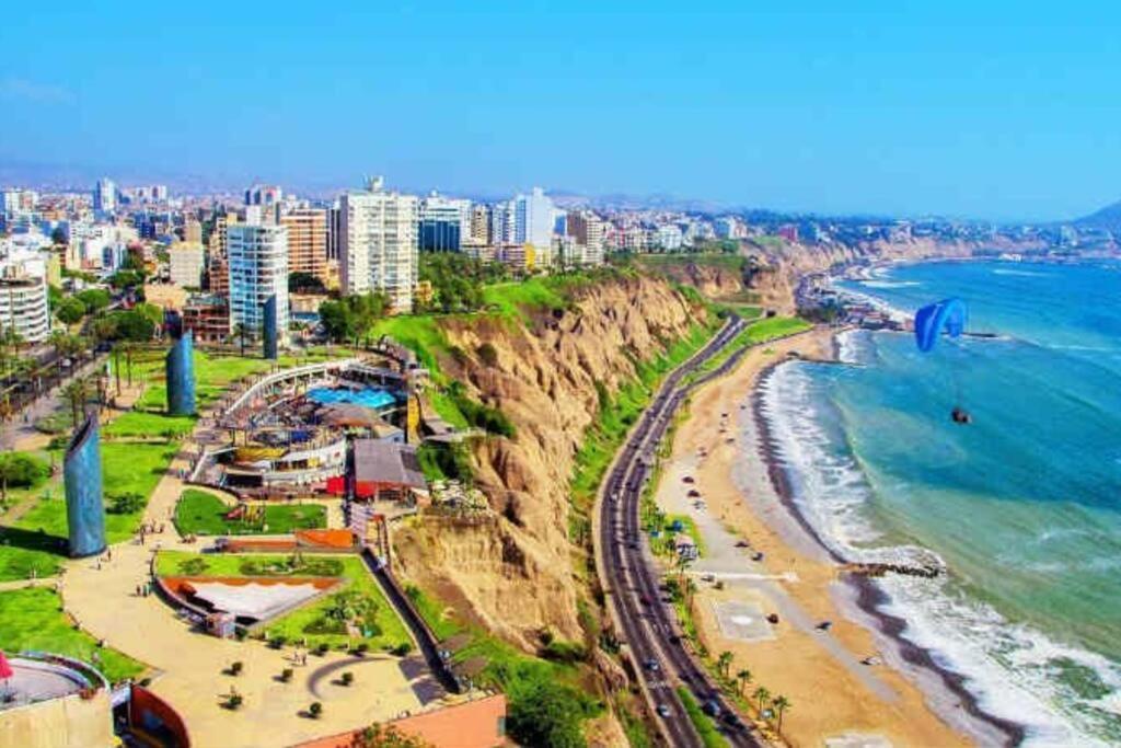 Apartamento Entero En Centro De Miraflores - 2 Habitaciones Лима Екстериор снимка